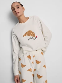 Microfleece Sweatshirt Pajamas