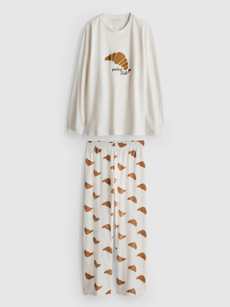Microfleece Sweatshirt Pajamas