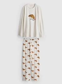 Microfleece Sweatshirt Pajamas