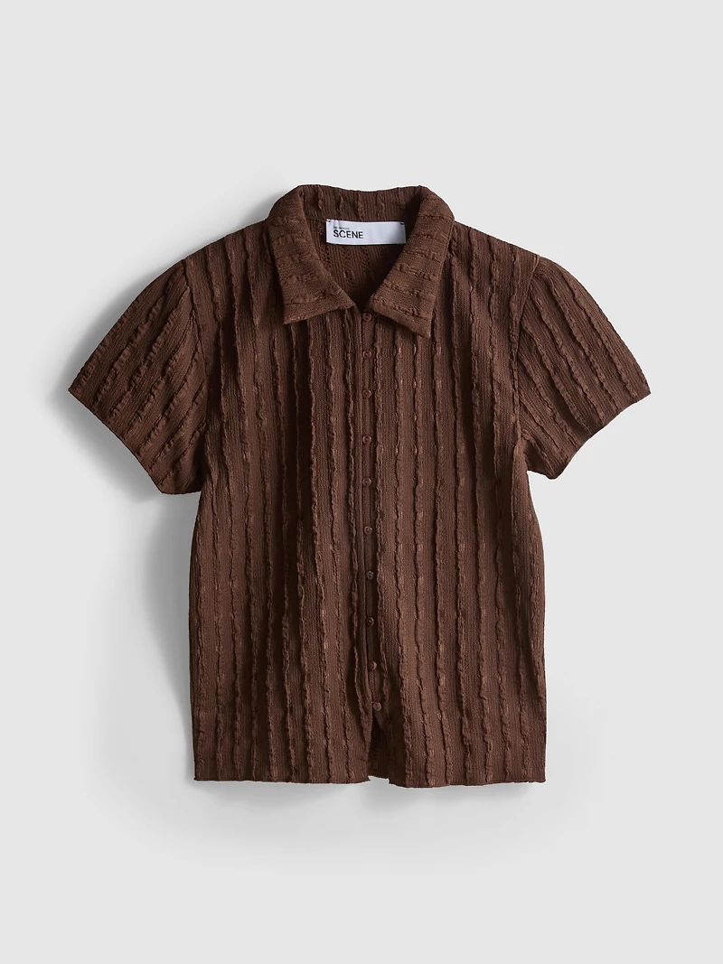 The Primark Scene | Fitted Textured Shirt