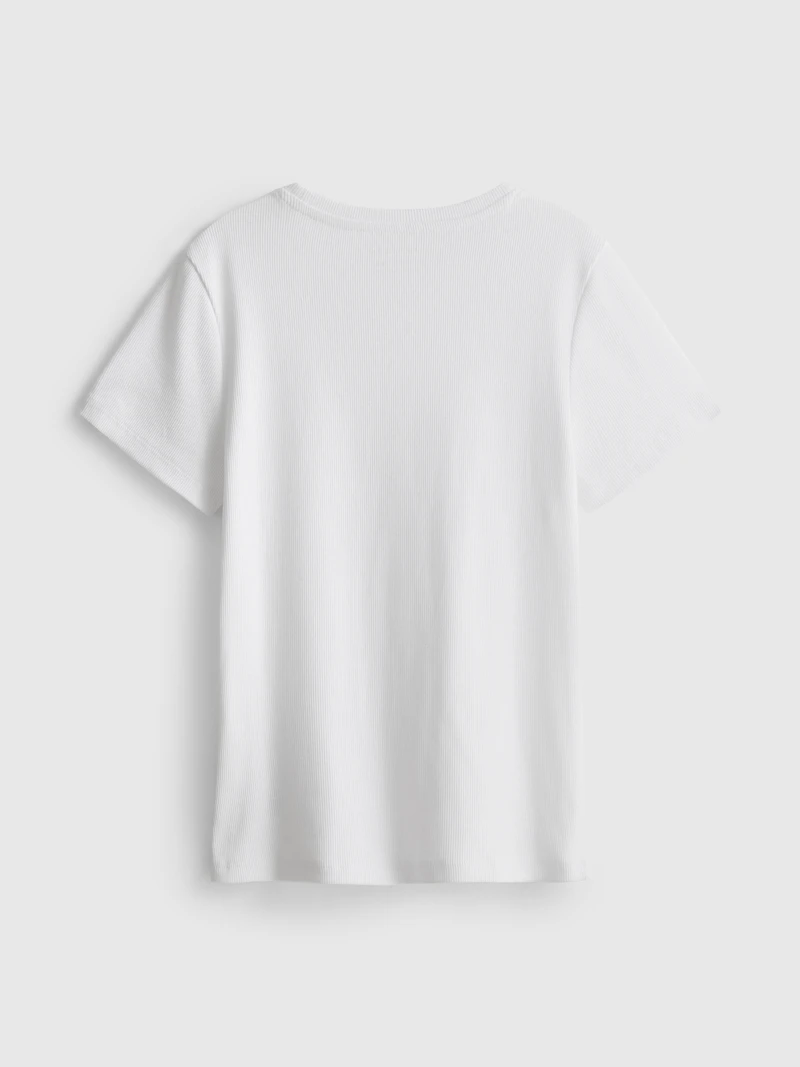 7-15yrs | Cotton-Rich Ribbed T-Shirt