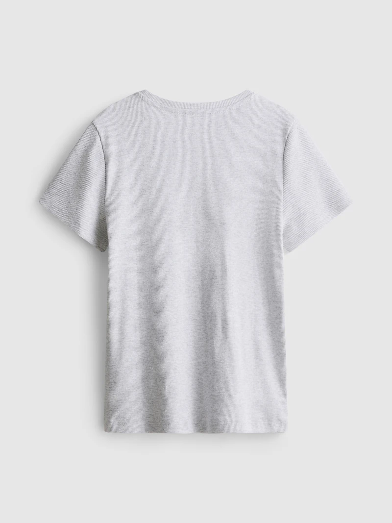 7-15yrs | Cotton-Rich Ribbed T-Shirt