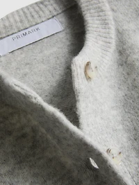 Essential Knitted Crewneck Cardigan