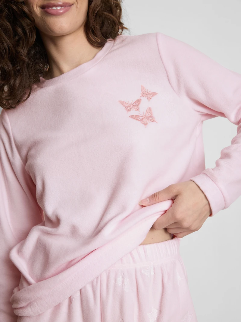Microfleece Sweatshirt Pajamas