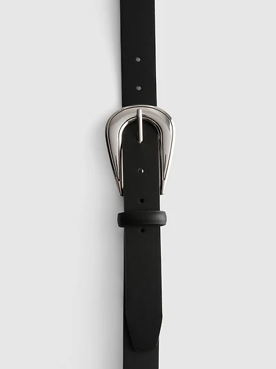 Faux Leather Belt