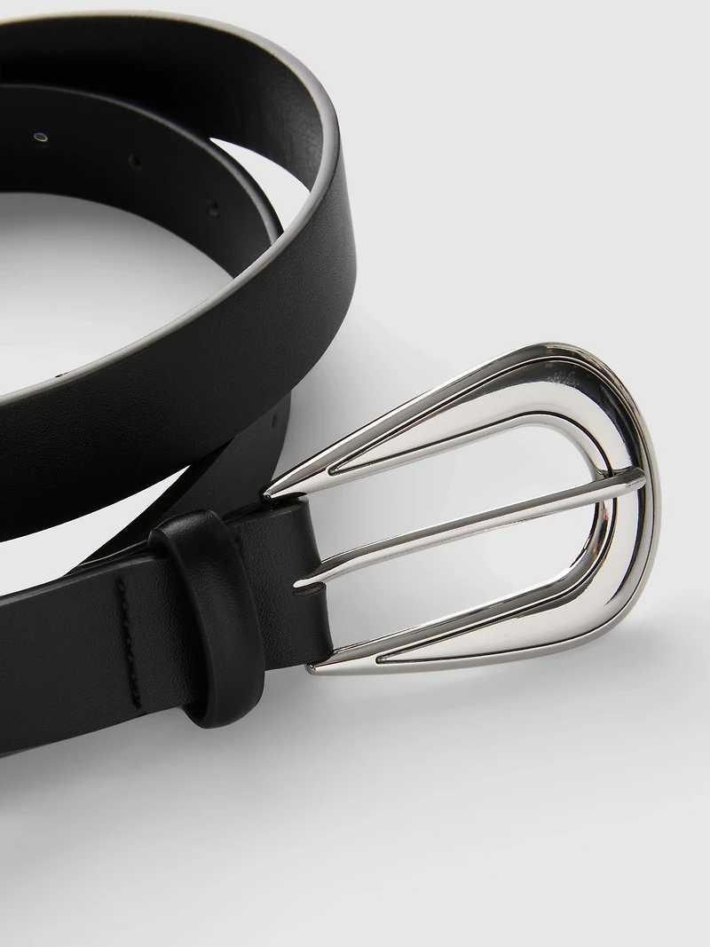 Faux Leather Belt