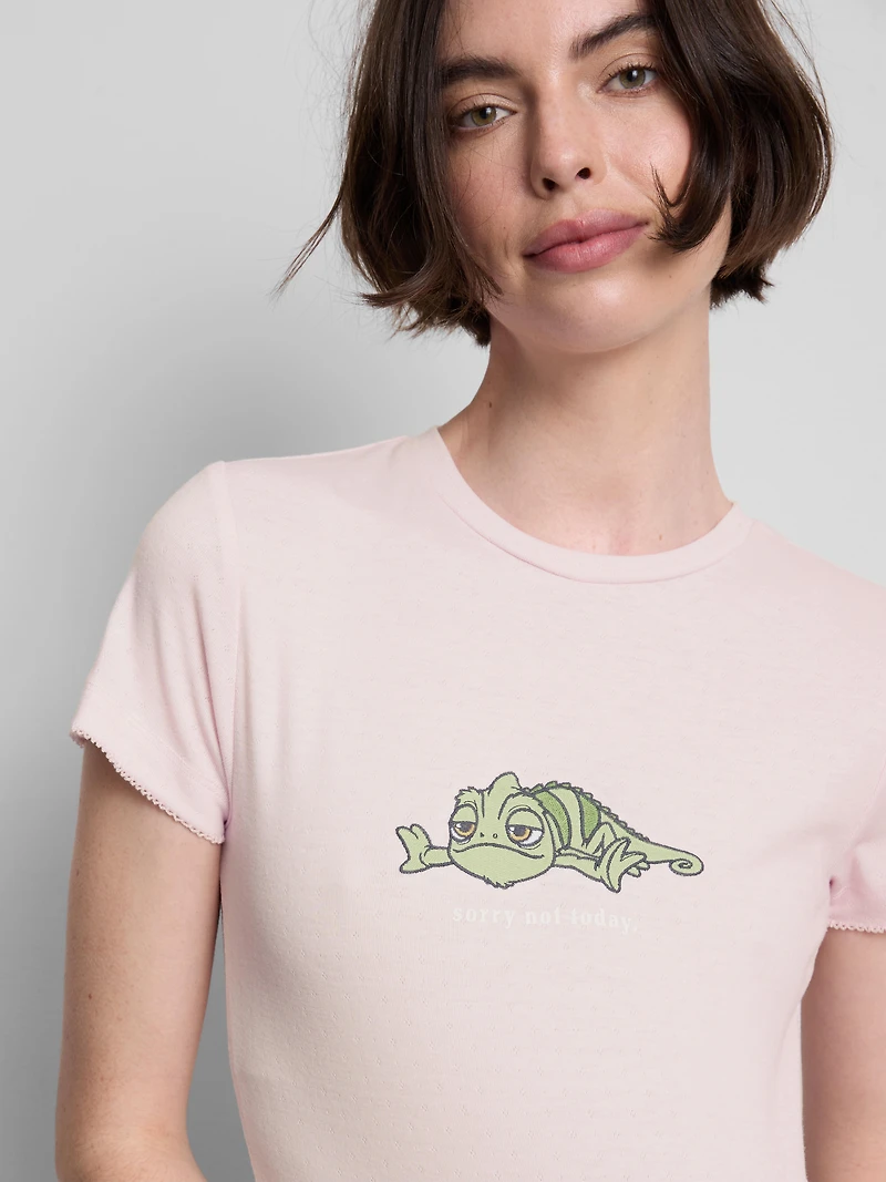 Disney's Tangled Pascal Pointelle Shorty Pajamas
