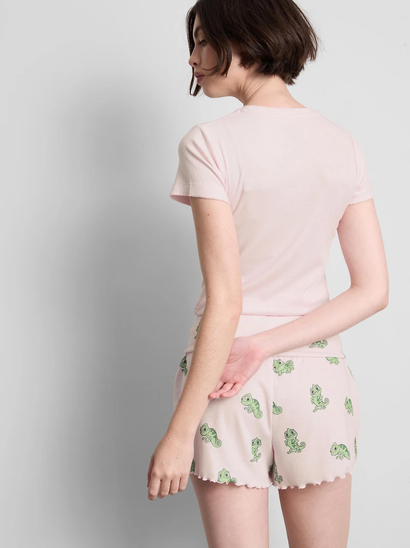 Disney's Tangled Pascal Pointelle Shorty Pajamas