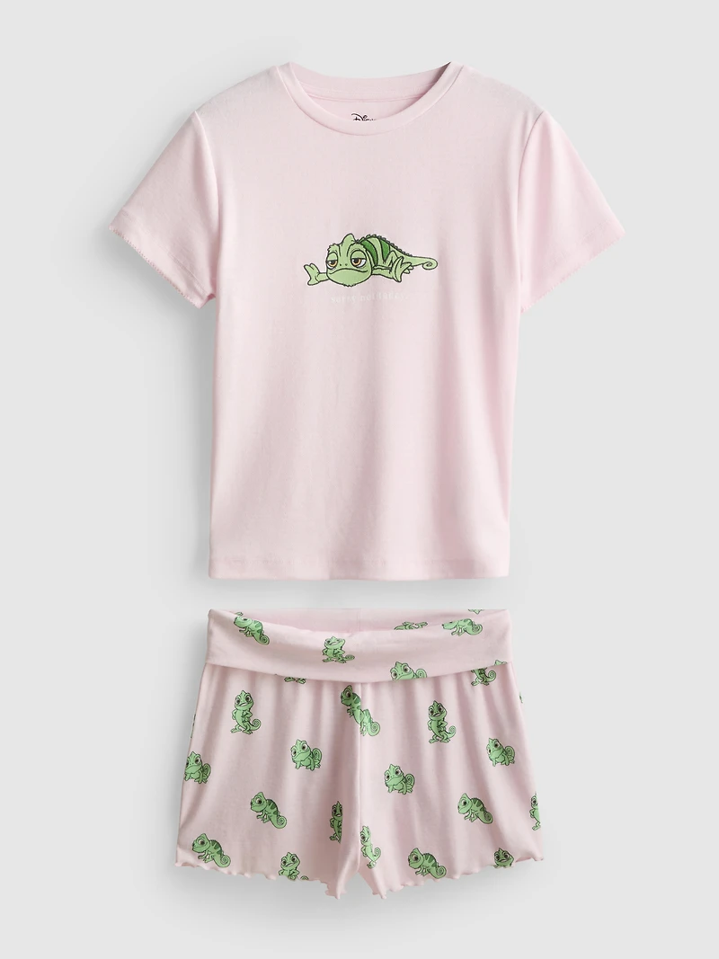 Disney's Tangled Pascal Pointelle Shorty Pajamas