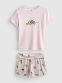 Disney's Tangled Pascal Pointelle Shorty Pajamas