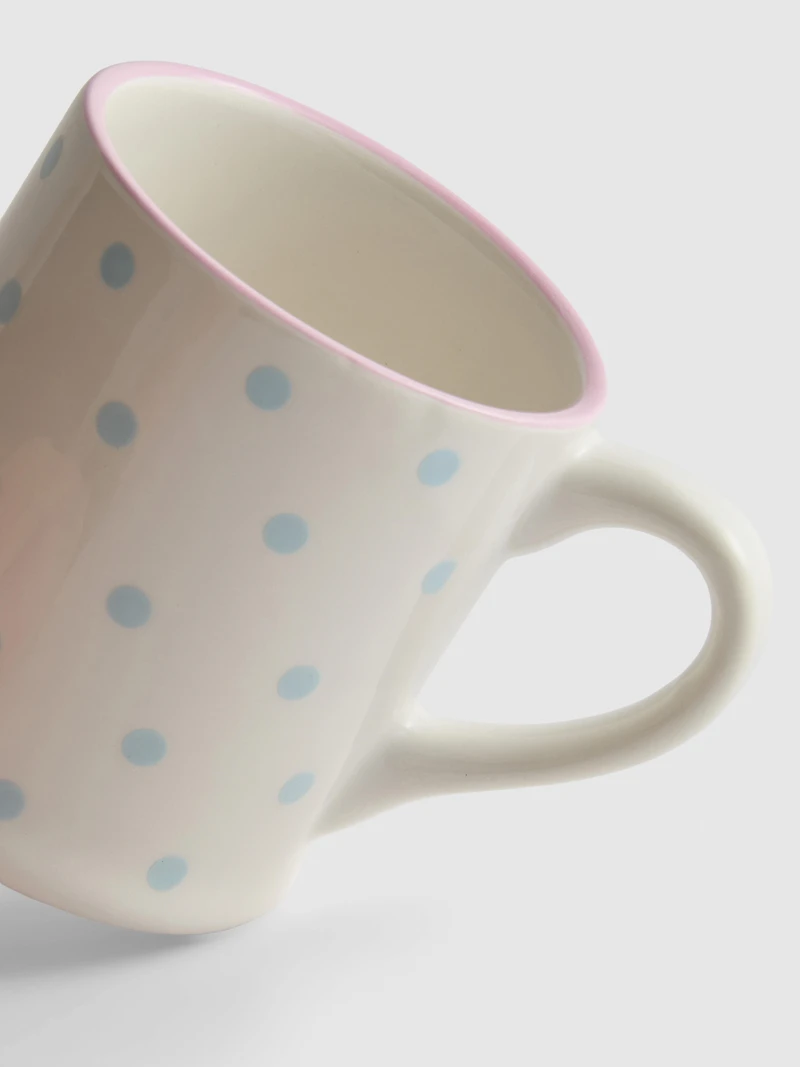 Polka Dot Slogan Mug