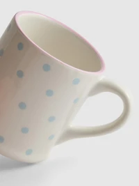 Polka Dot Slogan Mug