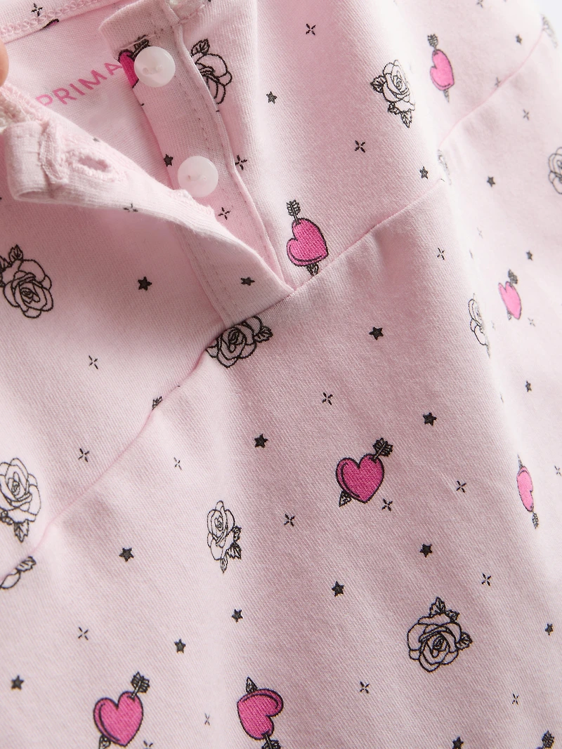 Love To Lounge Cotton Rich Printed Cami Shorty Pajamas