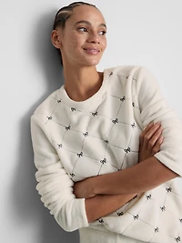 Plush Sweatshirt Graphic Pajamas
