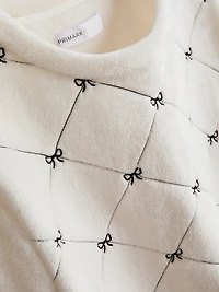 Plush Sweatshirt Graphic Pajamas