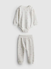 0-18mths | Cotton Rich Bodysuit and Leggings Newborn Set