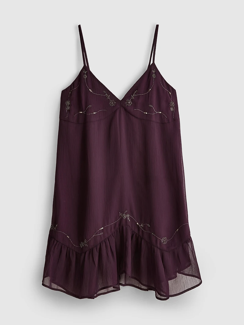 The Primark Scene | Beaded Mesh Mini Dress
