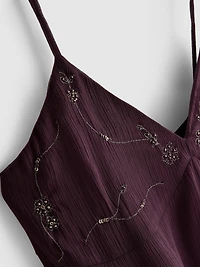 The Primark Scene | Beaded Mesh Mini Dress