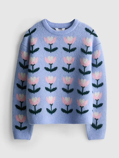 7-15yrs | Floral Sweater