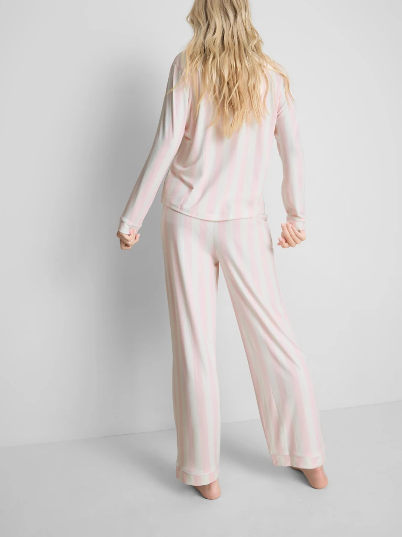 Printed Boyfriend Pajamas