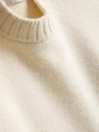 Knitted Wide-Sleeve Sweater
