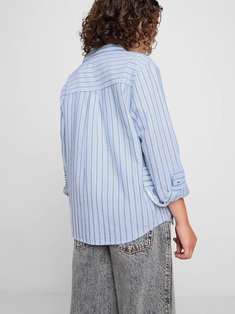 7-15yrs | Striped Oxford Shirt