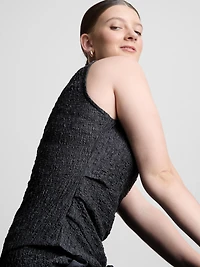 Ruched Crinkle Tank Top