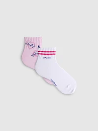 2pk KPop Demon Hunters Cotton Quarter Crew Socks