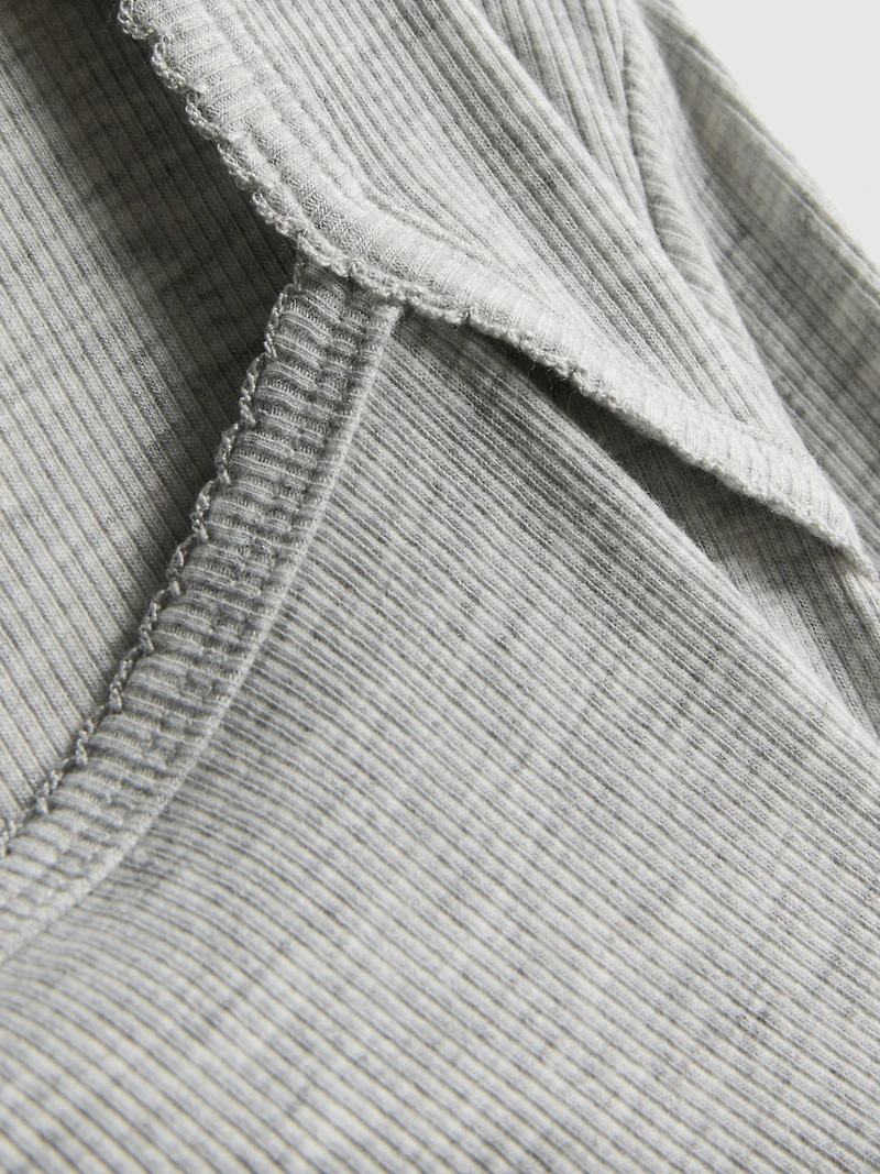 7-15yrs | Square-Neck Long-Sleeve T-Shirt
