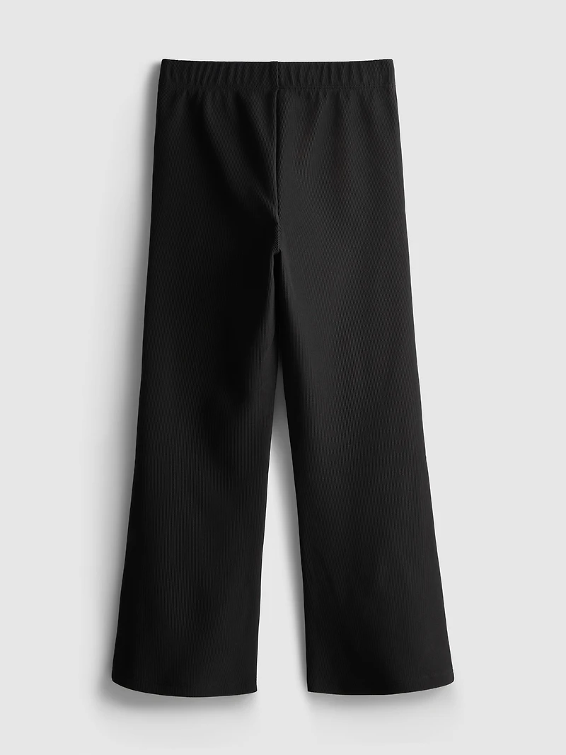 1-7yrs | Ottoman-Textured Flare School Pants