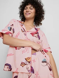 KPop Demon Hunters Shorty Boyfriend Pajamas