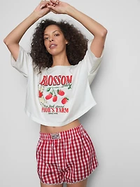 Disney's Winnie the Pooh Gingham Shorty Pajamas