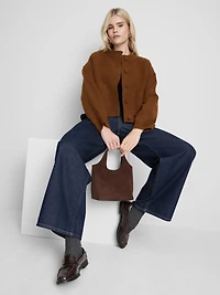 Knitted Bomber Cardigan