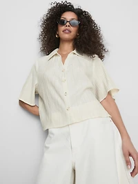 Relaxed Crinkle Shirt