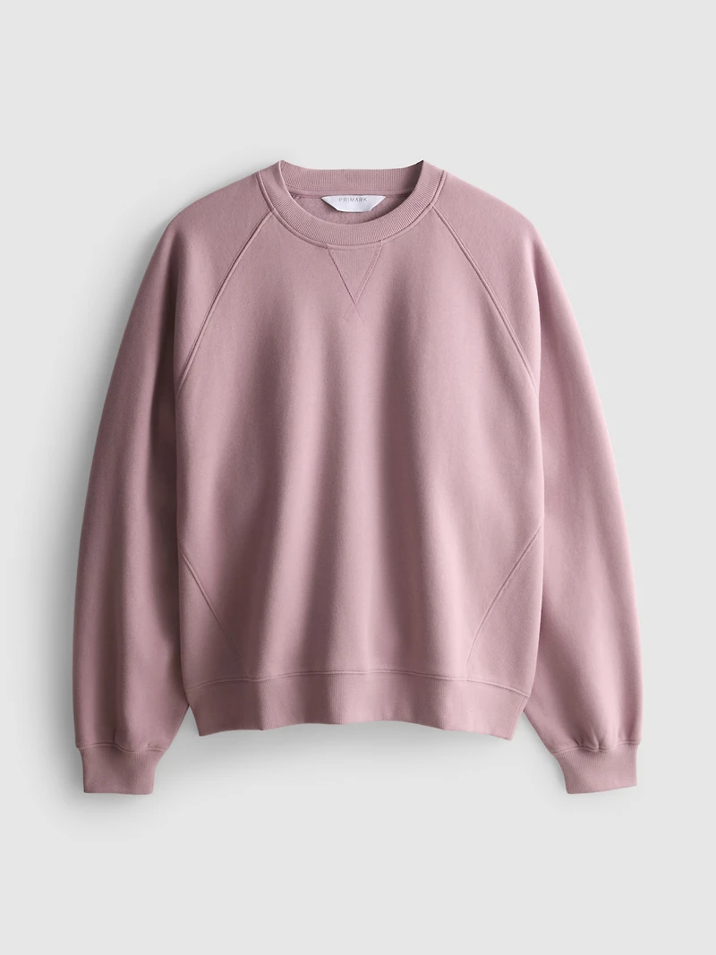 Cotton-Rich Raglan Sweatshirt