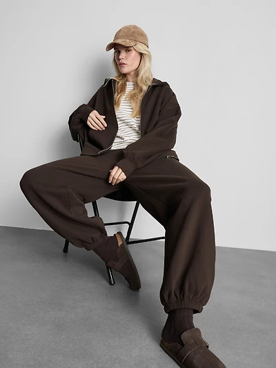Cotton Rich Zip Through Hoodie