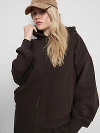 Cotton Rich Zip Through Hoodie