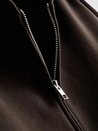 Cotton Rich Zip Through Hoodie