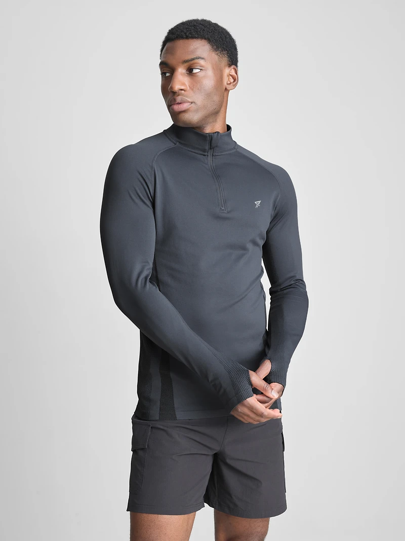 Quarter Zip Gym Top