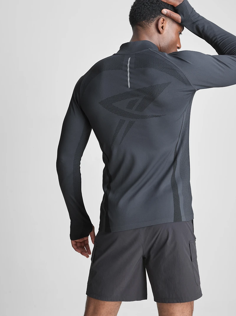 Quarter Zip Gym Top