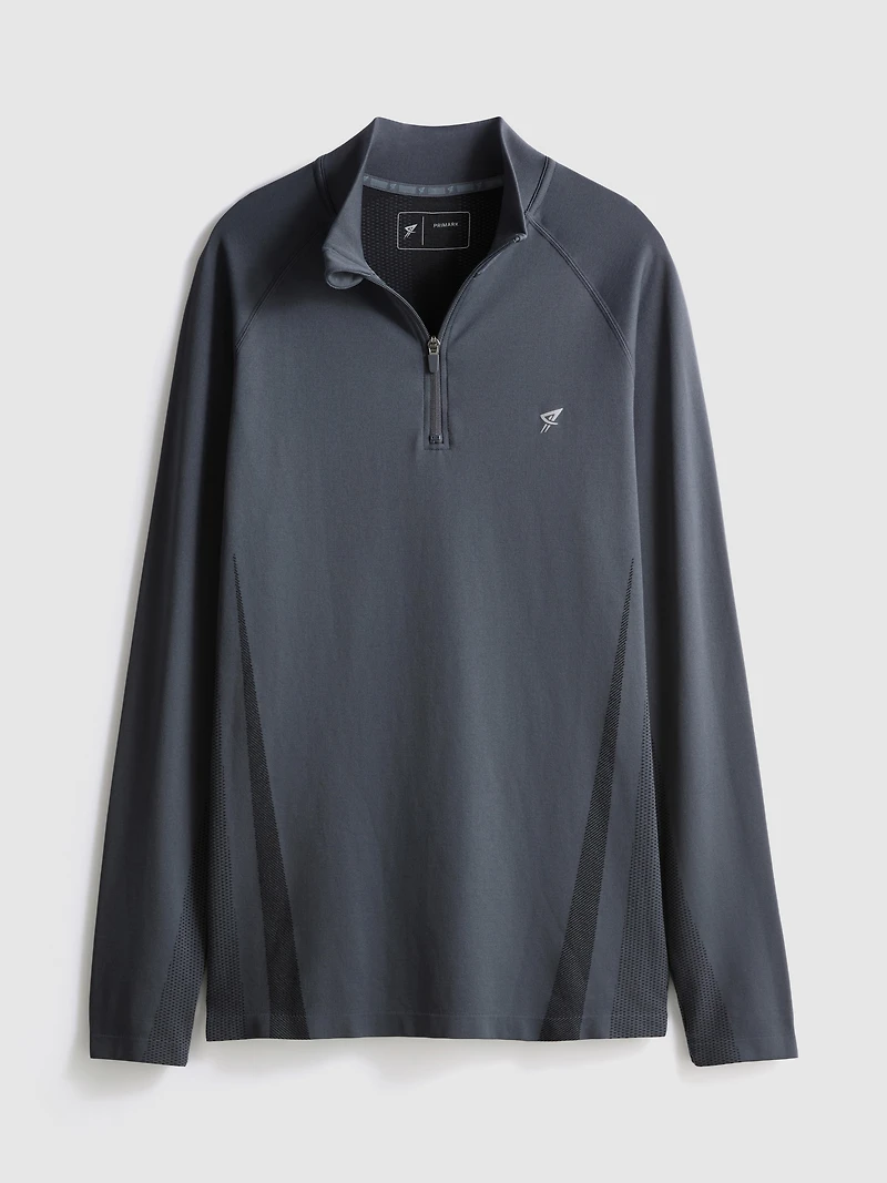 Quarter Zip Gym Top