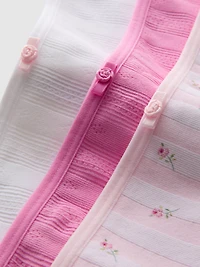 3pk Seamless Ruffle Boy Shorts