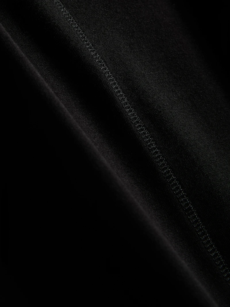 Longline Curved Hem Long Sleeve Top