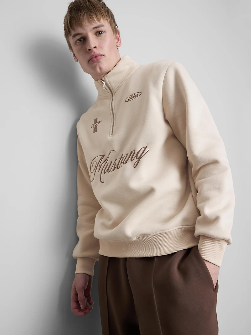 Ford Mustang Half Zip Sweatshirt