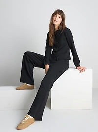 Paula Echevarría Structured Crew Neck Cardigan
