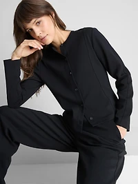 Paula Echevarría Structured Crew Neck Cardigan