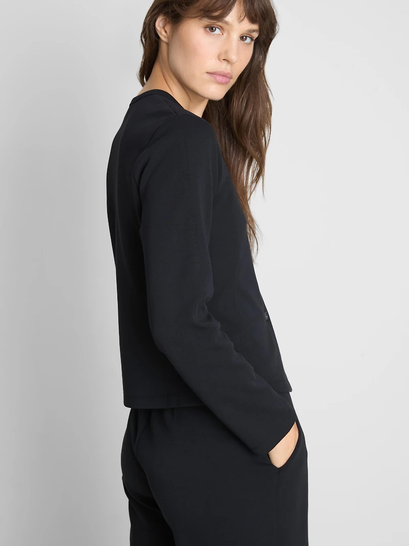 Paula Echevarría Structured Crew Neck Cardigan