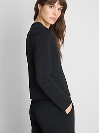 Paula Echevarría Structured Crew Neck Cardigan