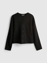Paula Echevarría Structured Crew Neck Cardigan