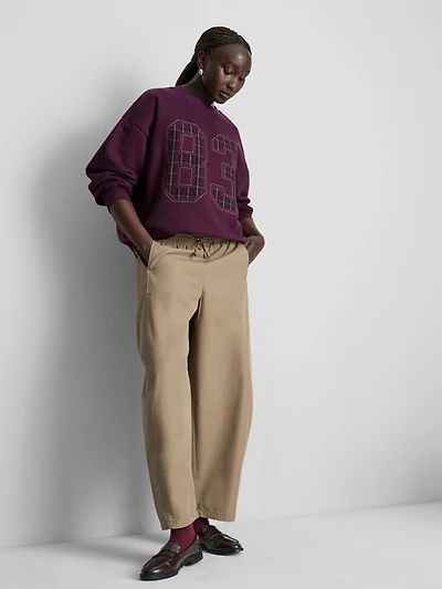 Cotton-Blend 83 Check Sweatshirt